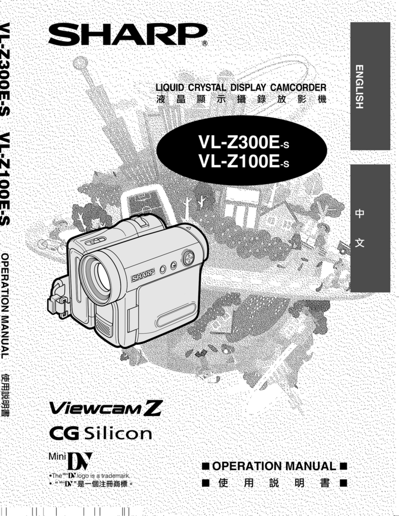 Sharp VL-Z100E S User manual