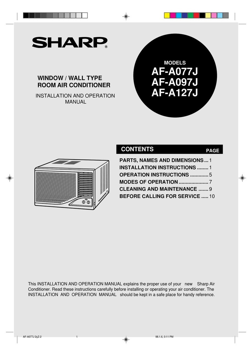Sharp AF-A077J User manual Sharp AF-A077J User manual