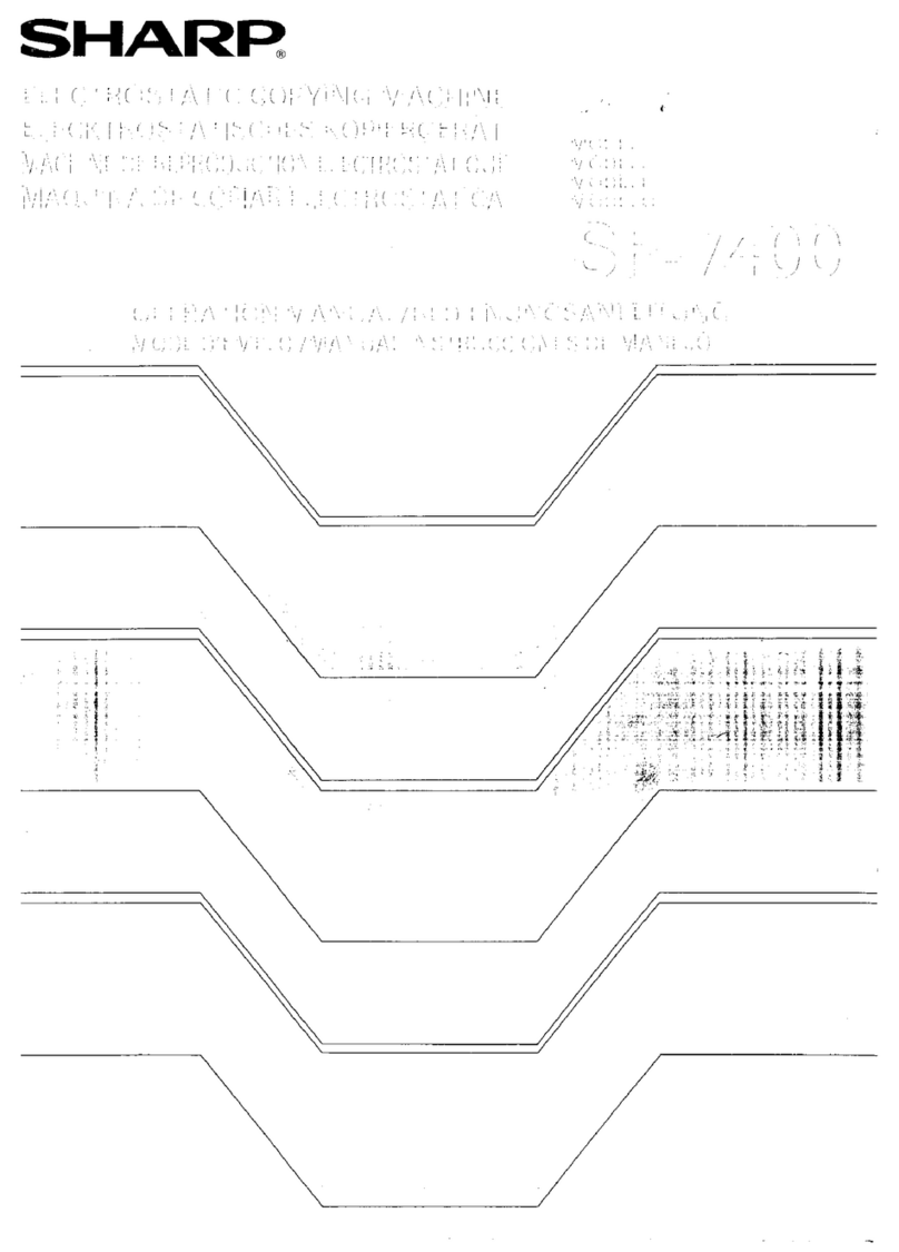 Sharp SF-7400 User manual