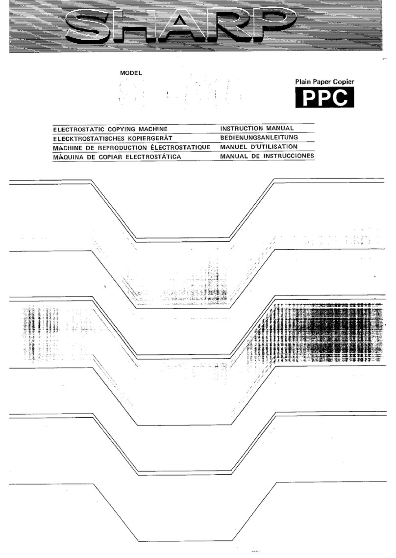 Sharp SF-815 User manual