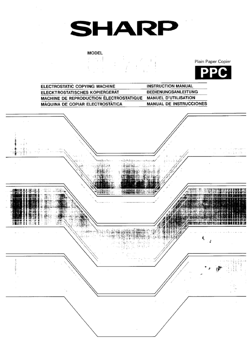 Sharp SF-741 User manual