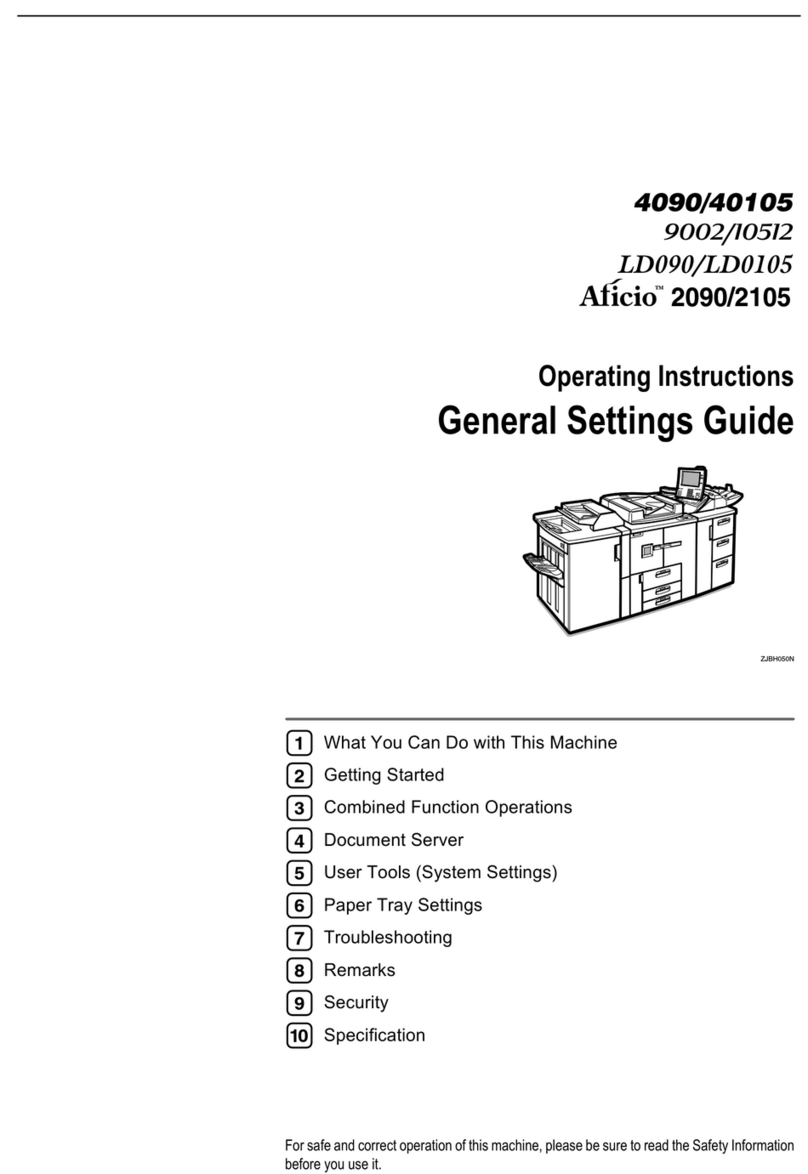 Savin 4090 Technical manual Savin 4090 Technical manual