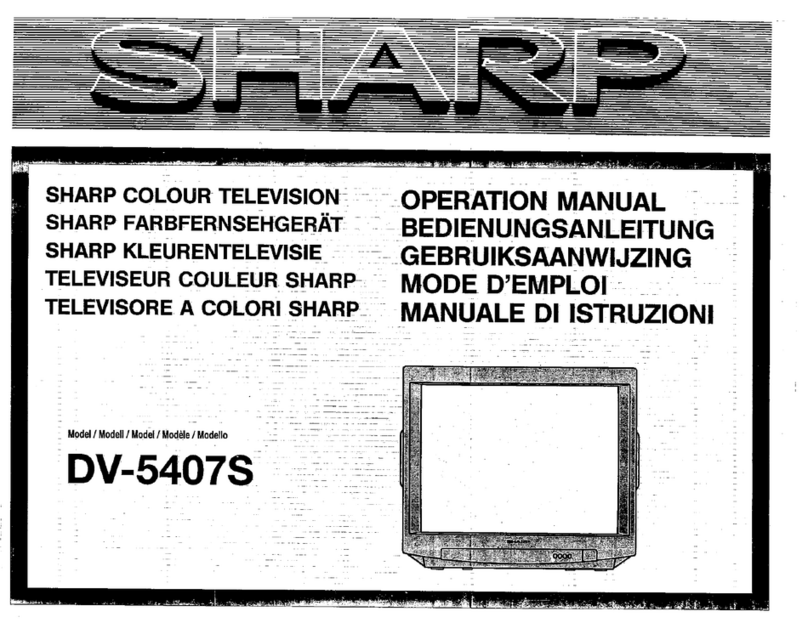 Sharp DV-5407S User manual