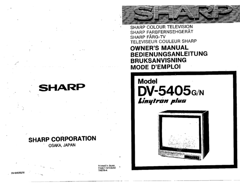 Sharp DV-5405G User manual