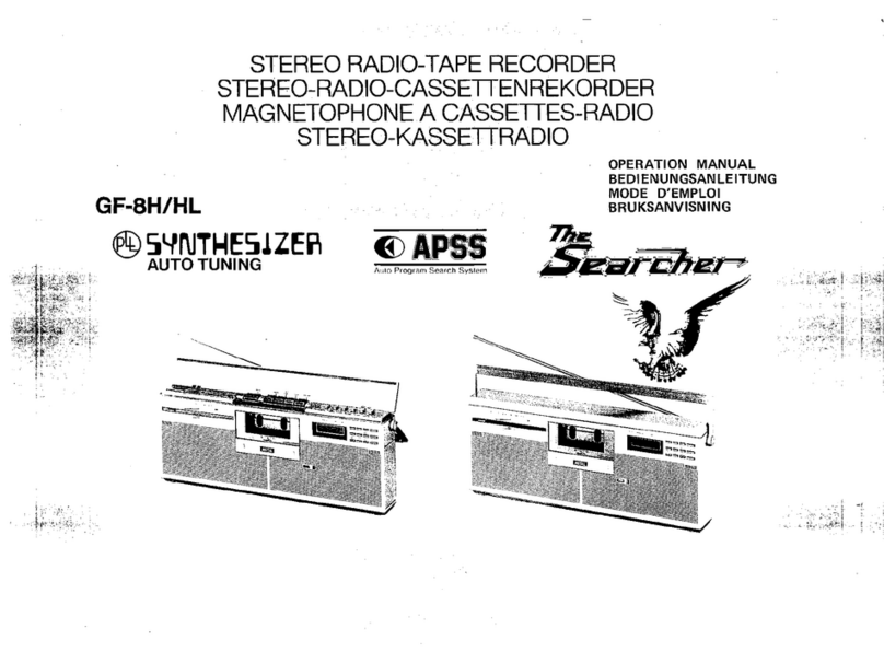 Sharp GF-8H User manual Sharp GF-8H User manual