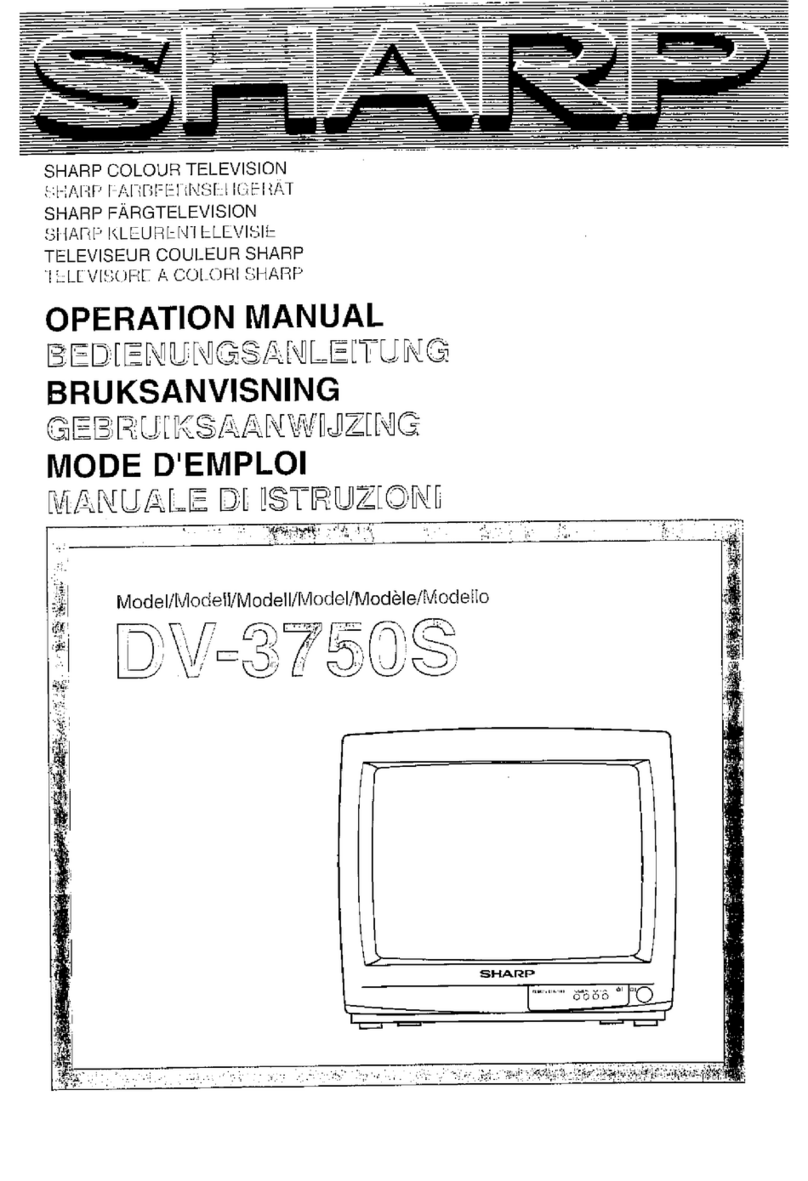 Sharp DV-3750S User manual