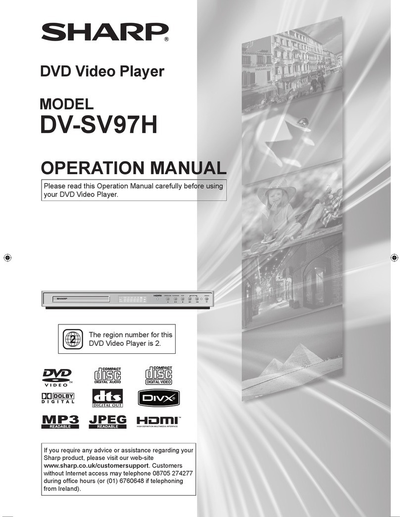 Sharp DV-SV97H User manual