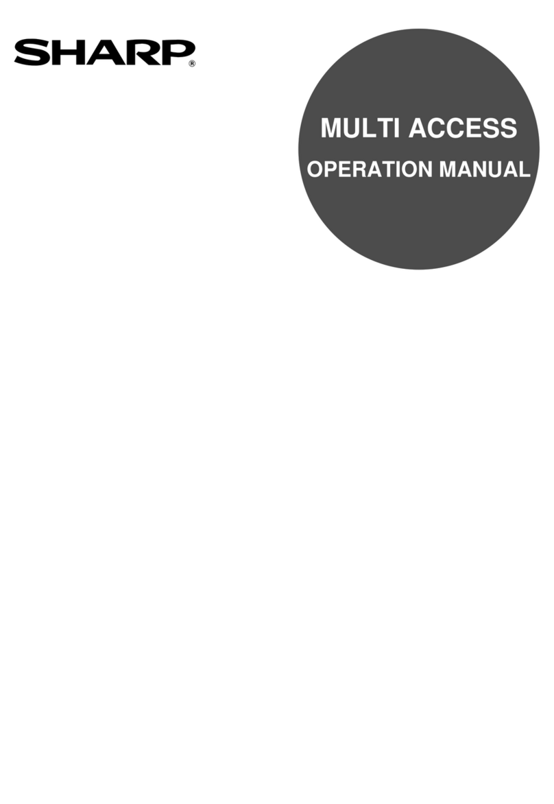 Sharp Multi Access User manual