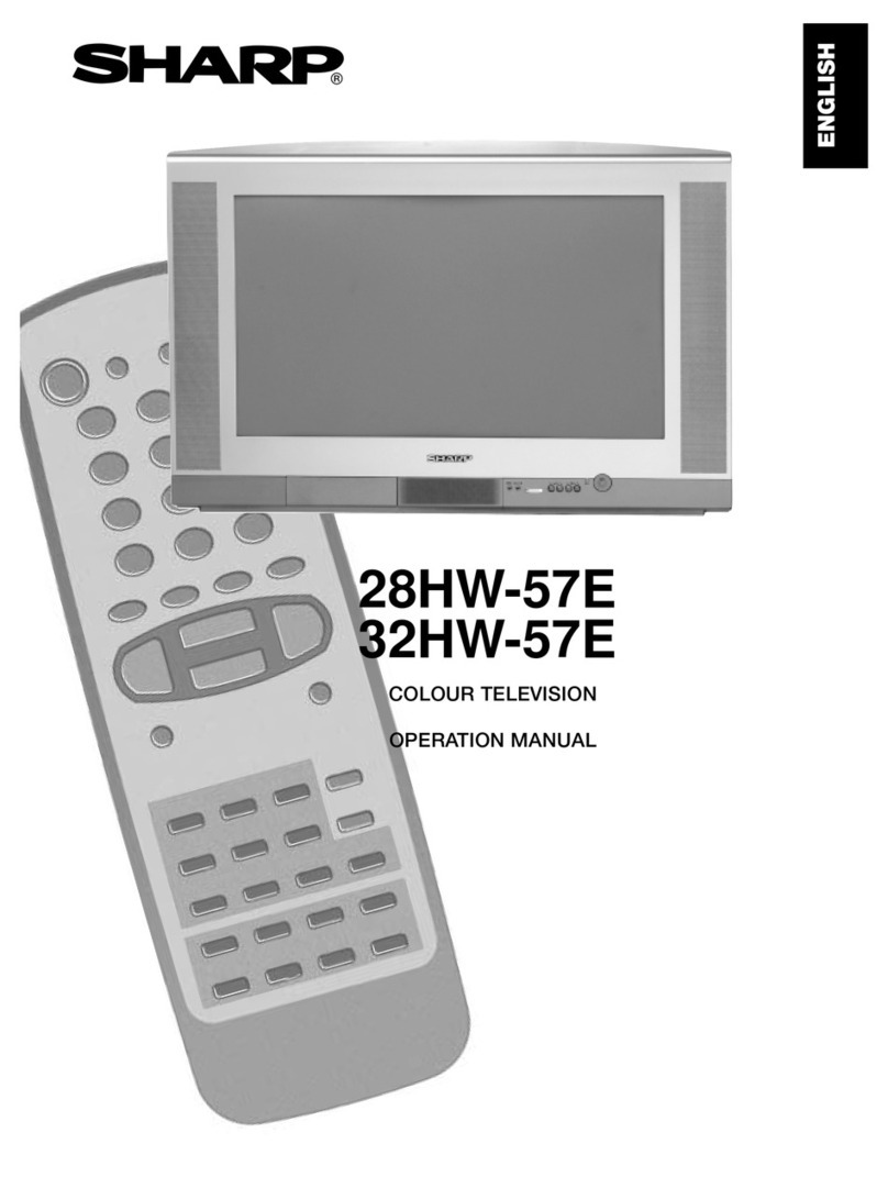 Sharp 28HW-57E User manual
