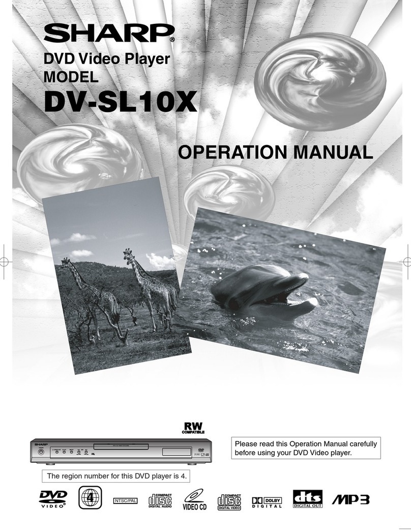 Sharp DV-SL10X User manual