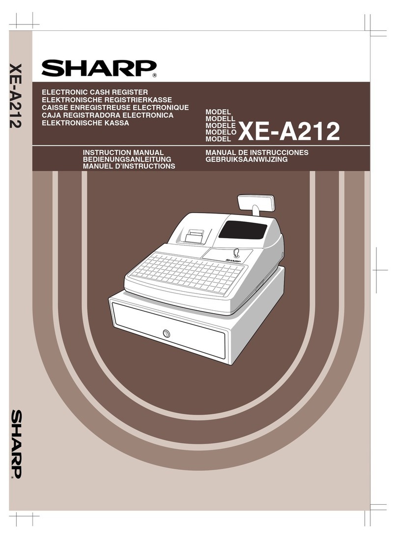 Sharp XE-A212 User manual