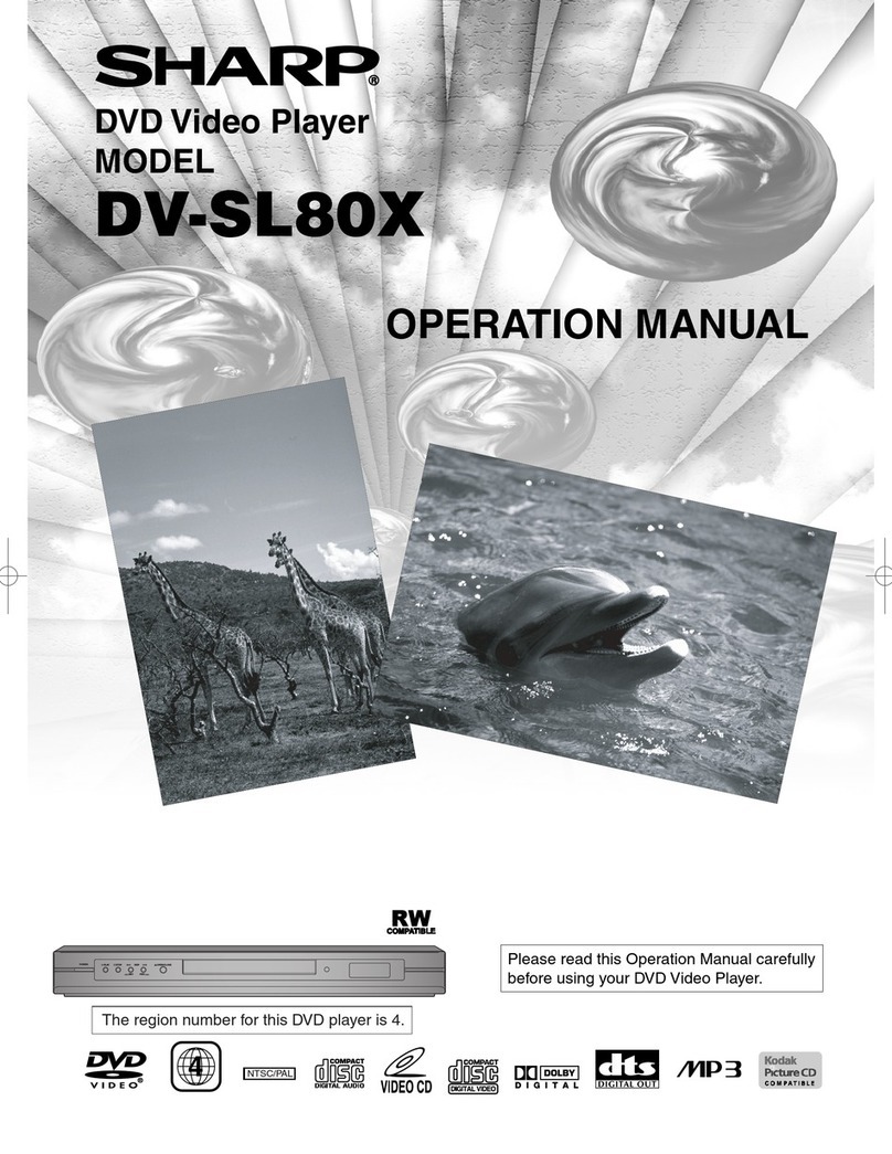 Sharp DV-SL80X User manual