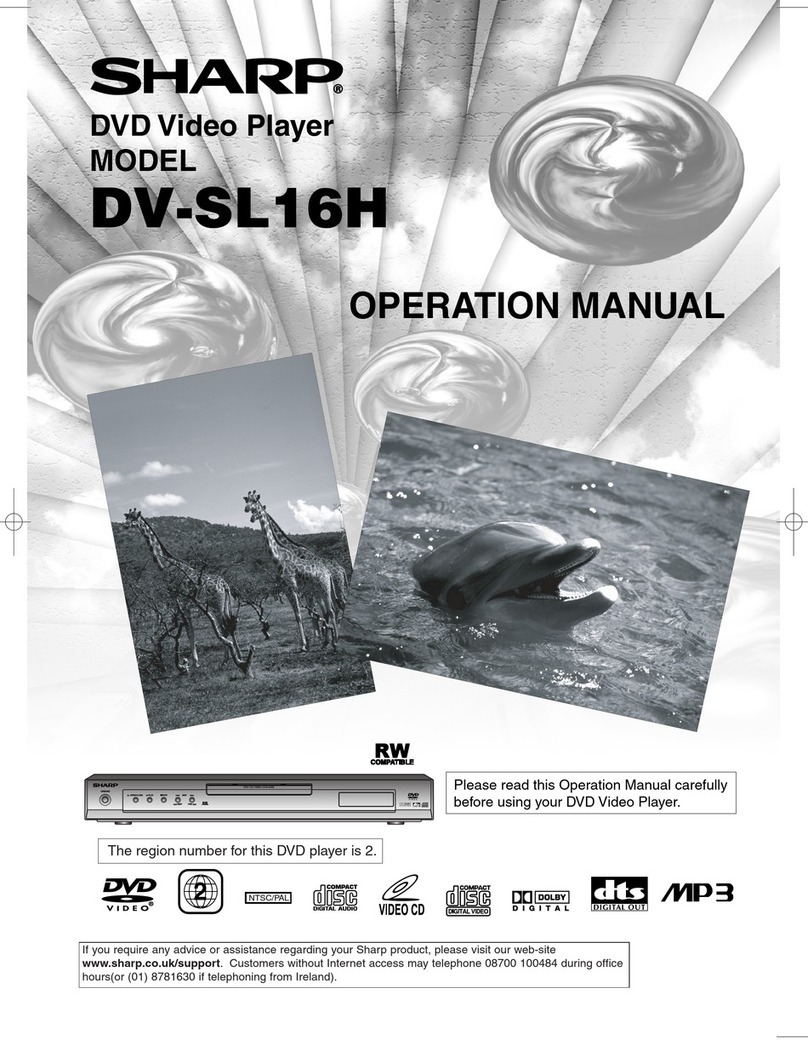 Sharp DV-SL16H User manual