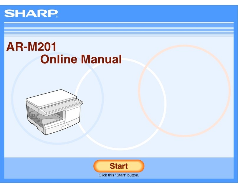 Sharp AR-M201 Setup guide
