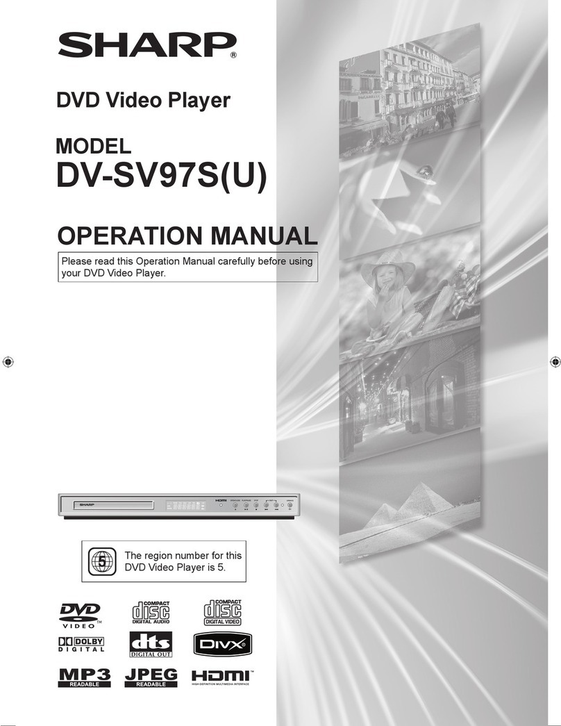 Sharp DV-SV97S(U) User manual