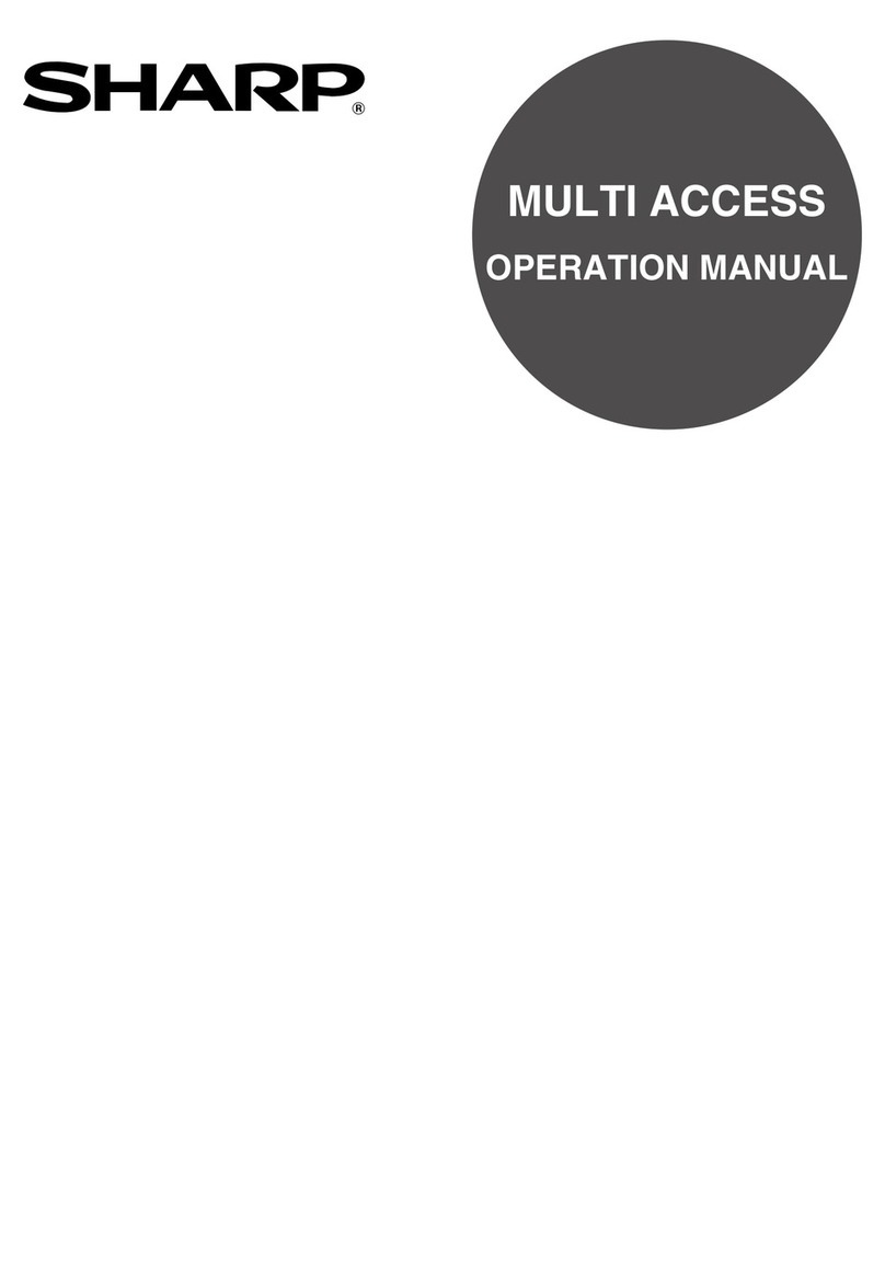 Sharp Multi Access User manual