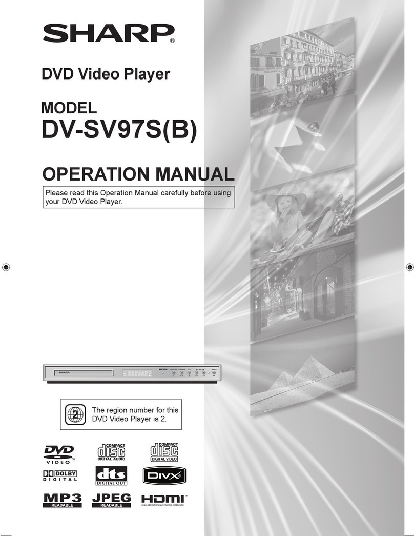 Sharp DV-SV97S(B) User manual