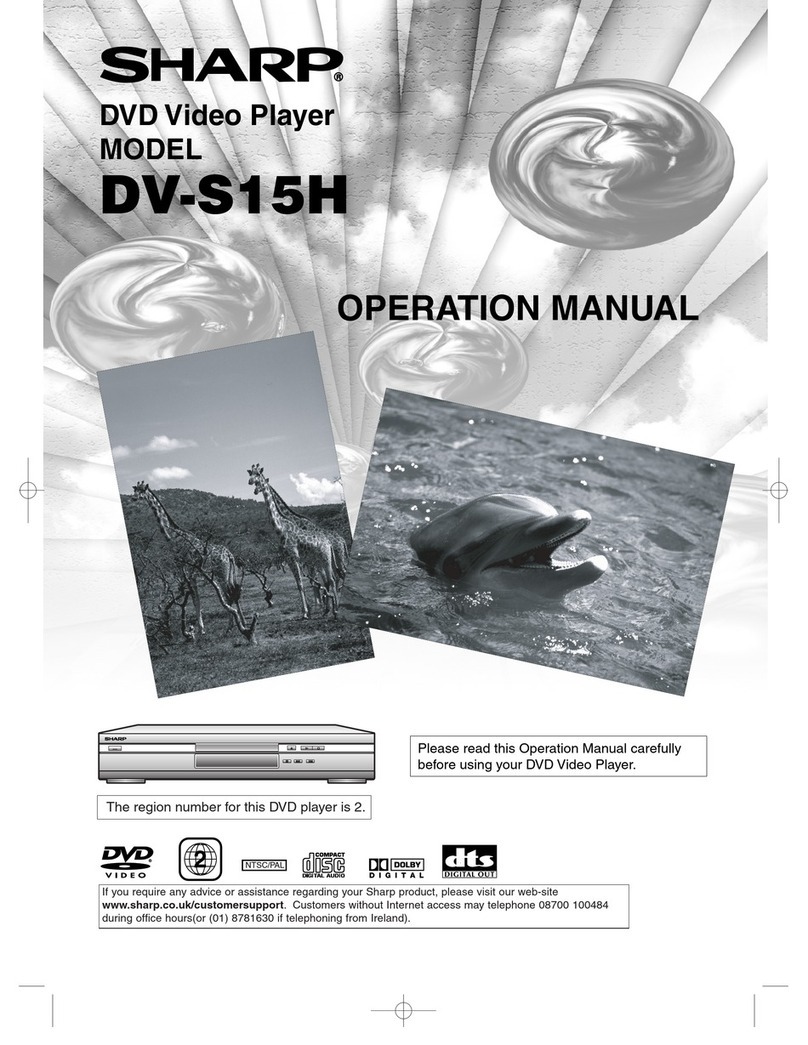 Sharp DV-S15H User manual