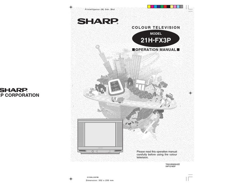 Sharp 21H-FX3P User manual