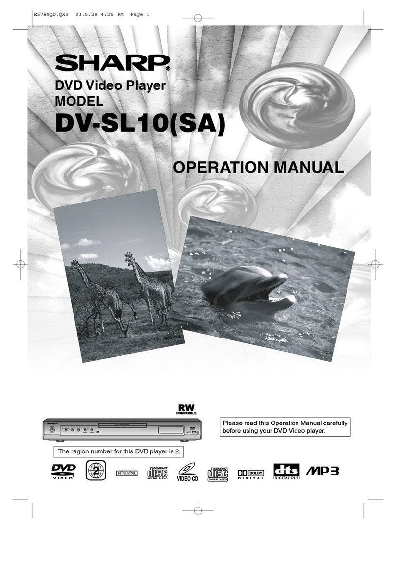 Sharp DV-SL10 User manual