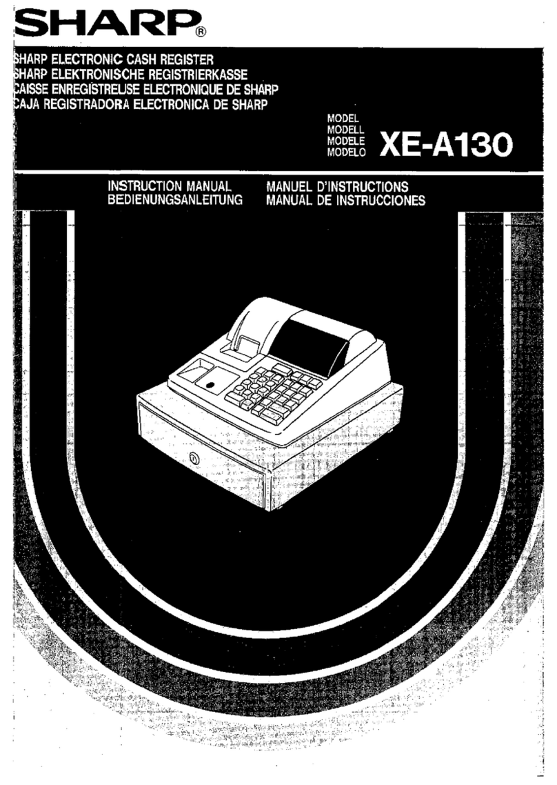 Sharp XE-A130 User manual