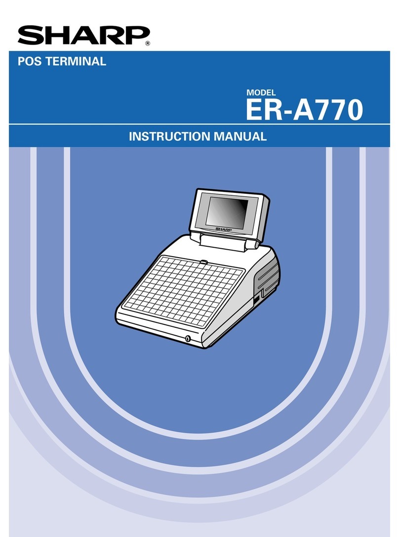 Sharp ER-A770 User manual