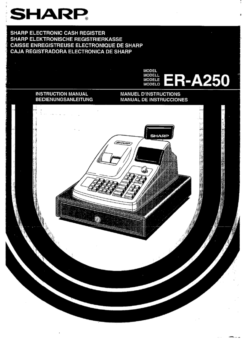 Sharp ER-A250 User manual