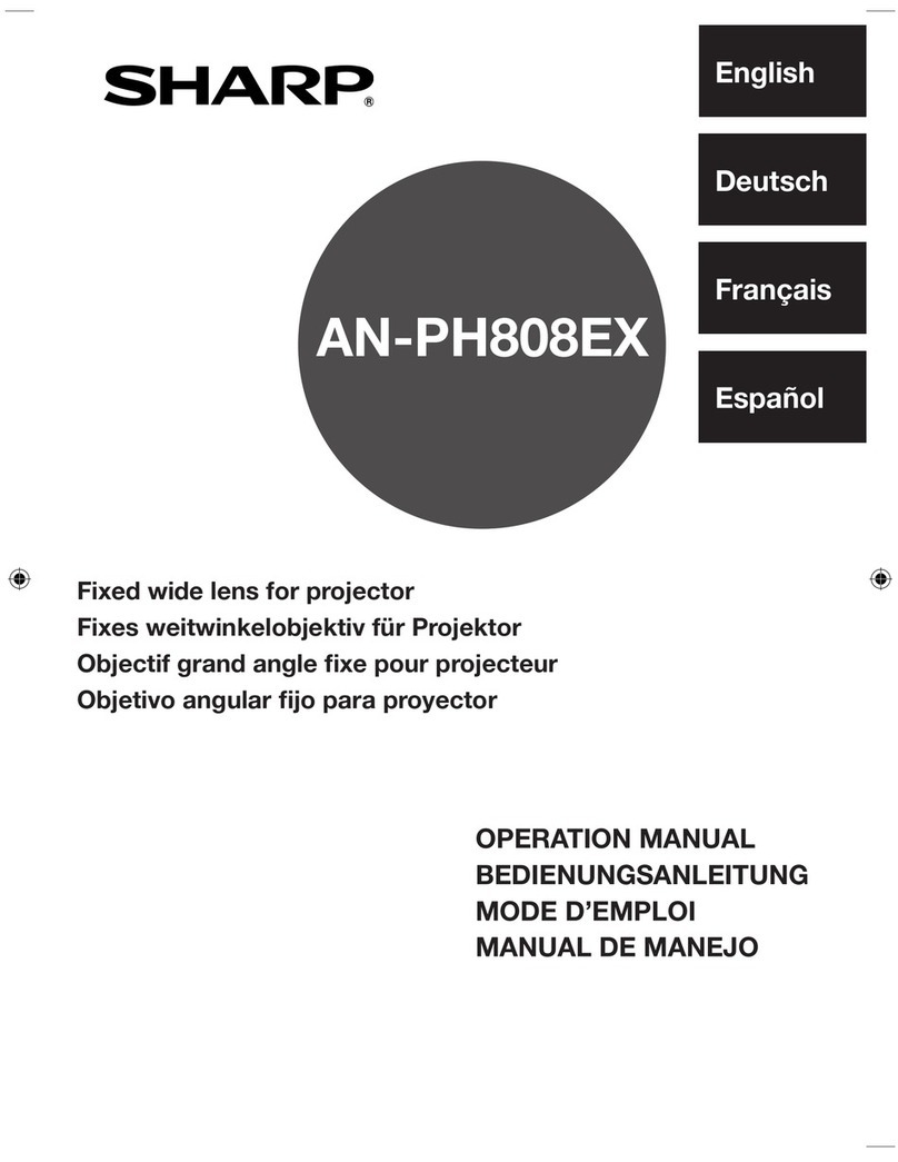 Sharp AN-PH808EX User manual