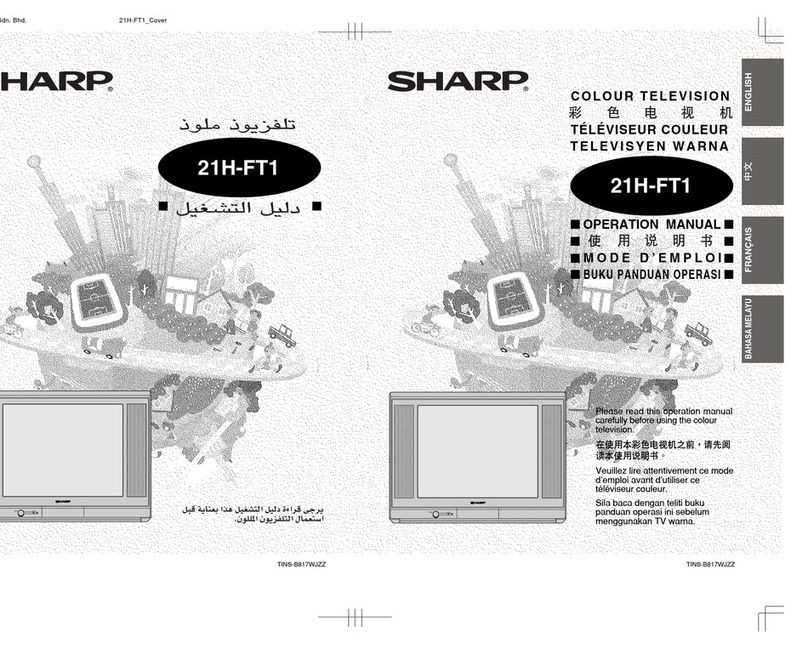 Sharp 21H-FT1 User manual