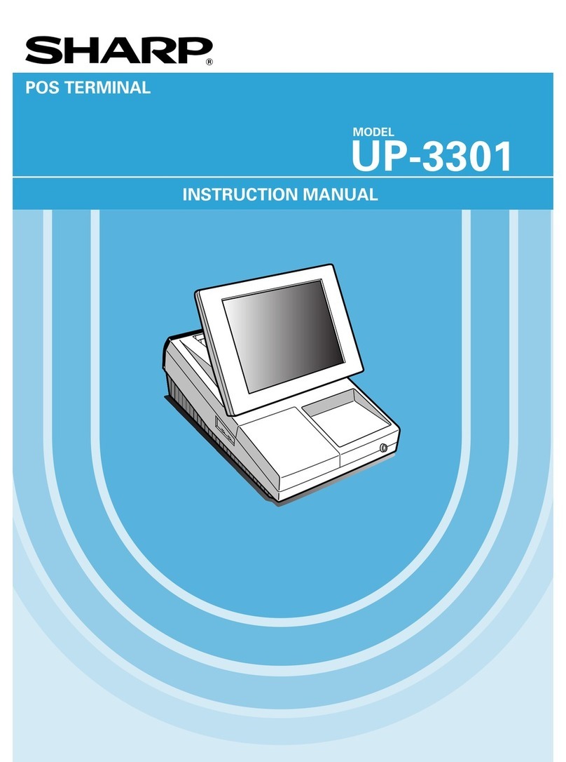 Sharp UP-3301 User manual