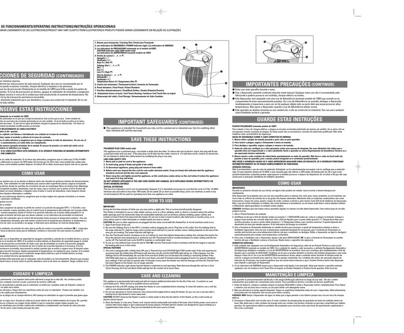 Windmere WHF80 Installation instructions Windmere WHF80 Installation instructions