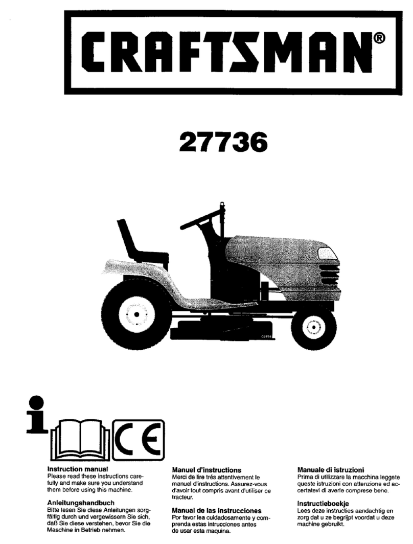 Craftsman 27736 User manual