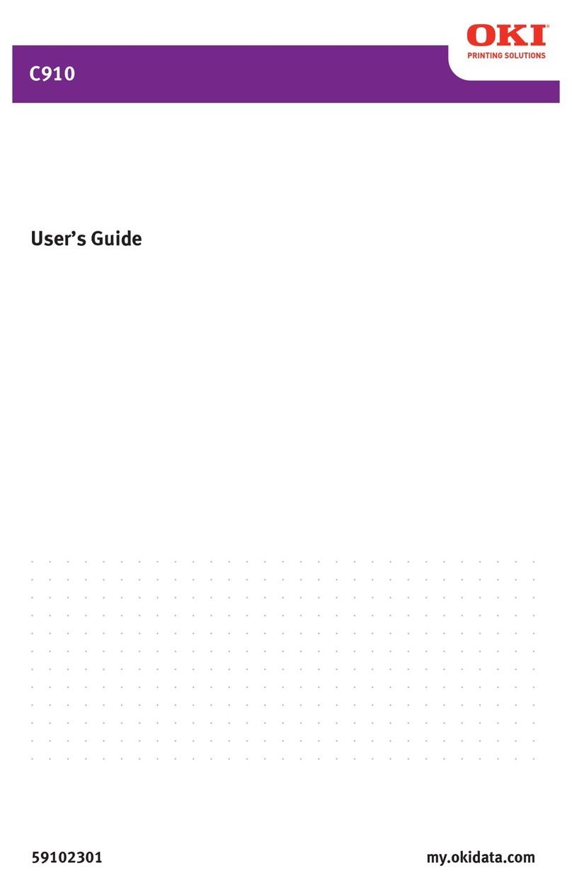 Oki C910 User manual