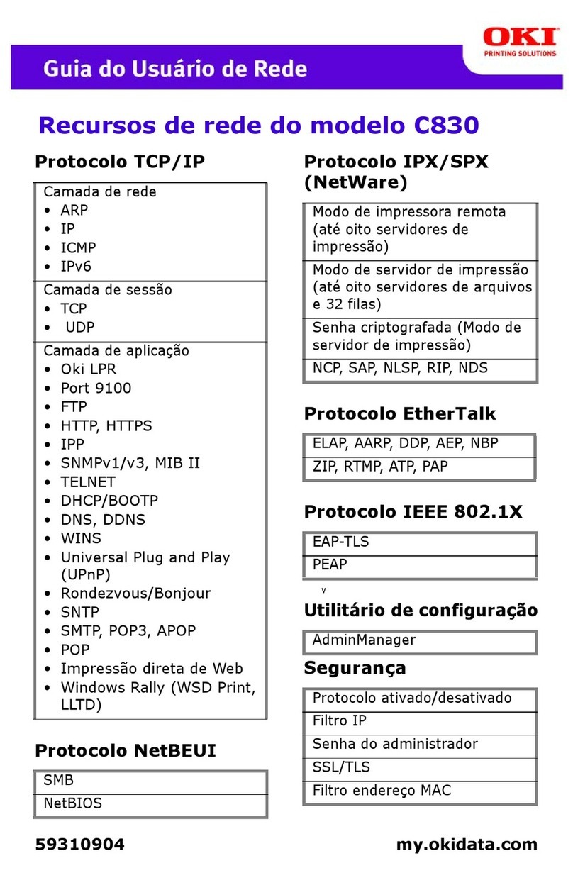 Oki C810n Instruction Manual