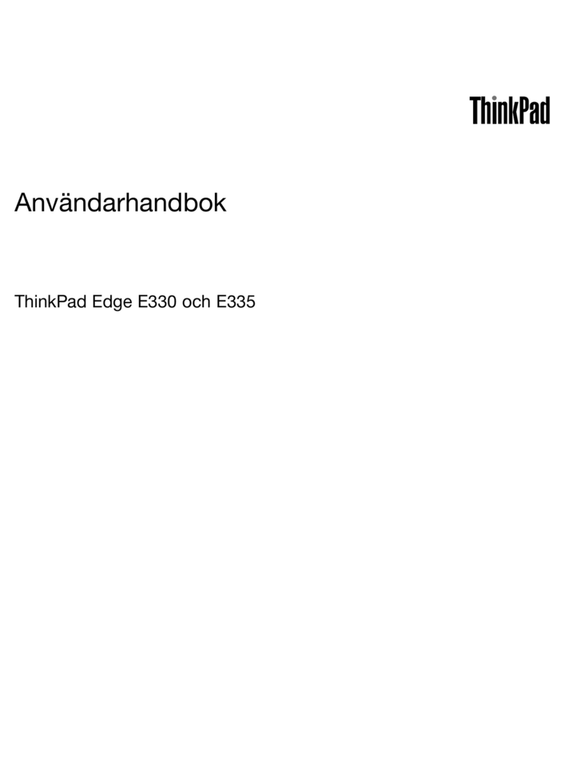 Lenovo ThinkPad Edge E330 User manual