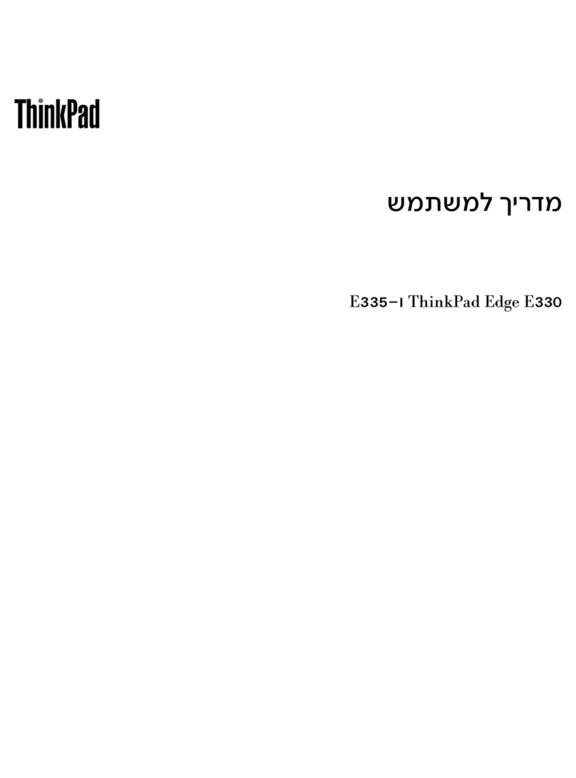 Lenovo ThinkPad Edge E330 User manual