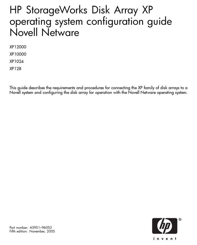 HP StorageWorks XP1024 Quick guide