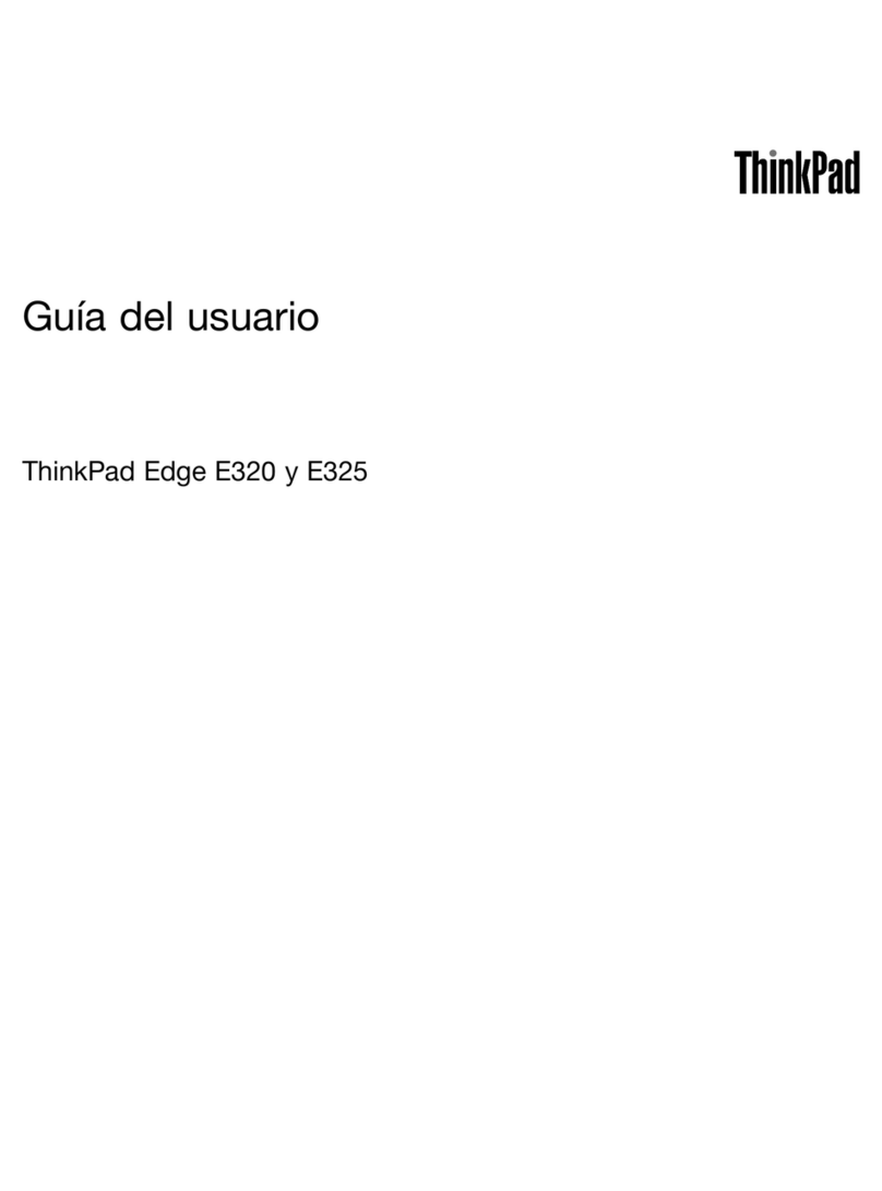 Lenovo ThinkPad Edge E320 Quick start guide