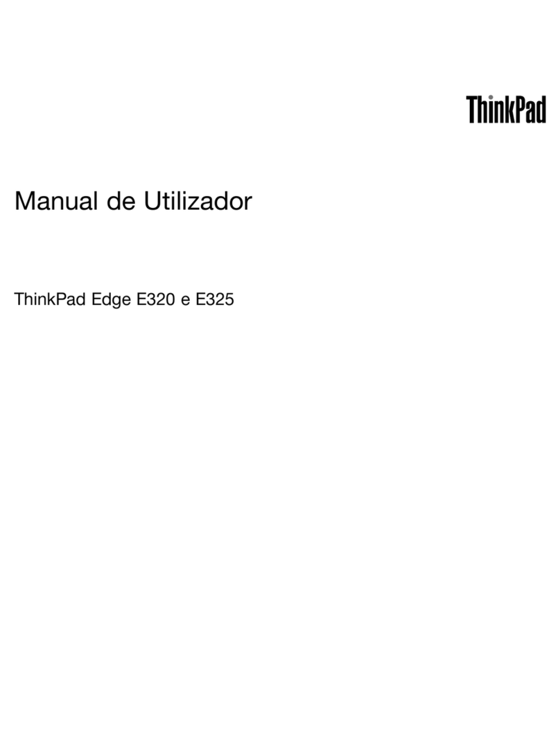 Lenovo ThinkPad Edge E320 Instruction Manual