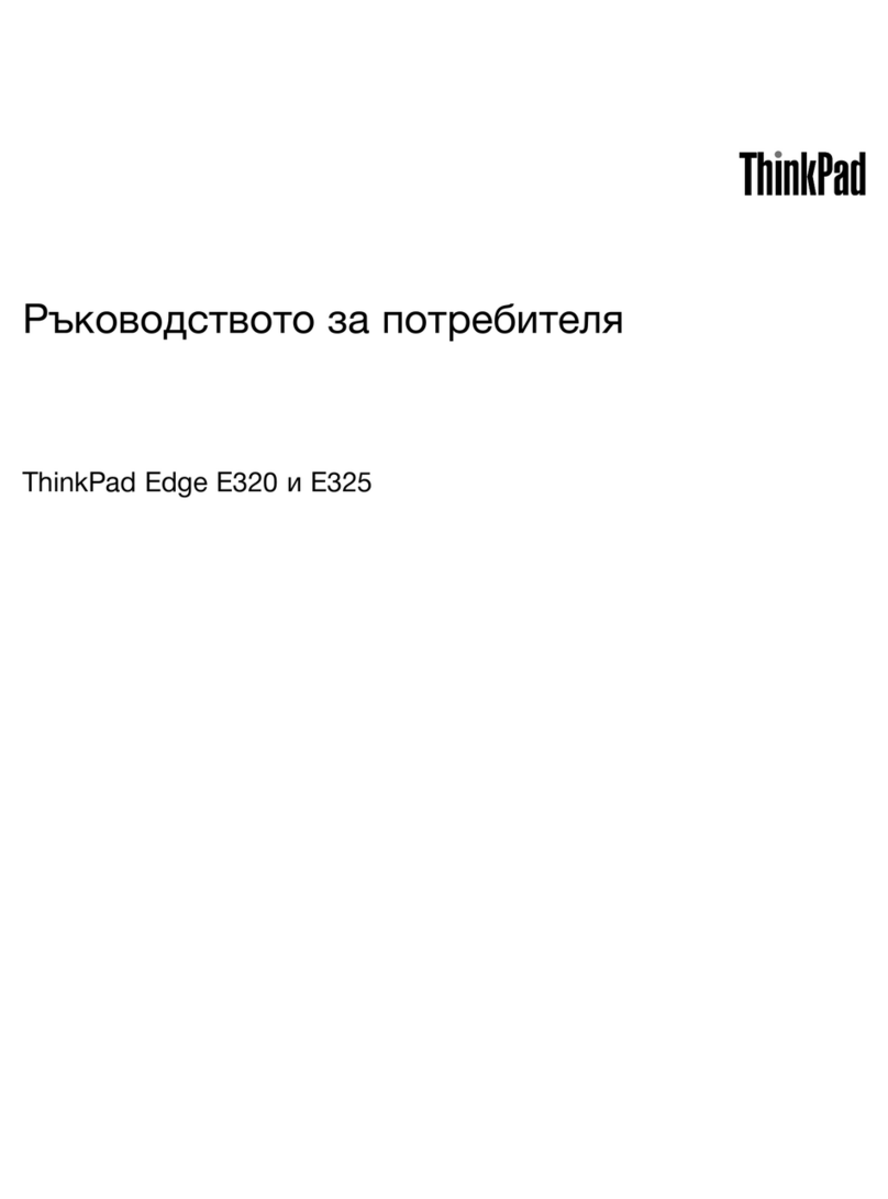 Lenovo ThinkPad Edge E320 Manual