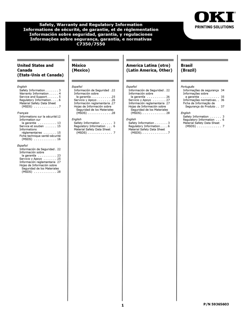 Oki C7350hdn Owner's manual