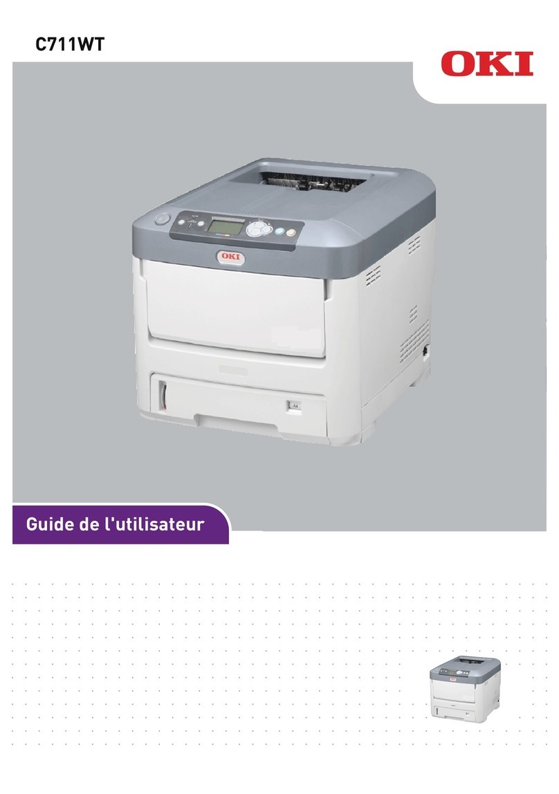 Oki C711WT Quick start guide