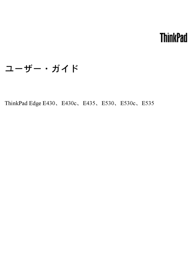 Lenovo ThinkPad Edge E430 User manual