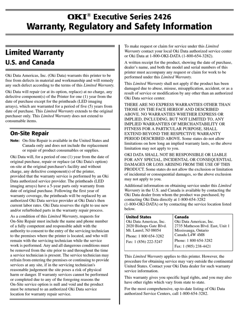 Oki ES2426dn Original instructions