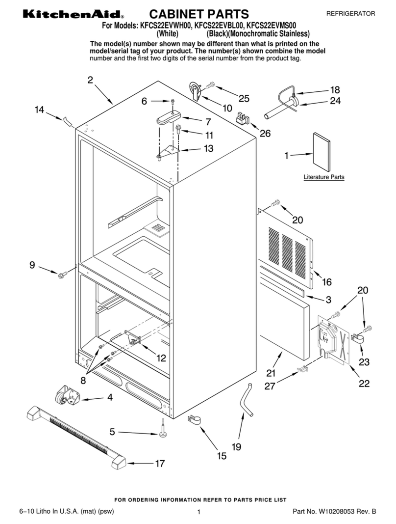 KitchenAid KFCS22EVBL00 User manual