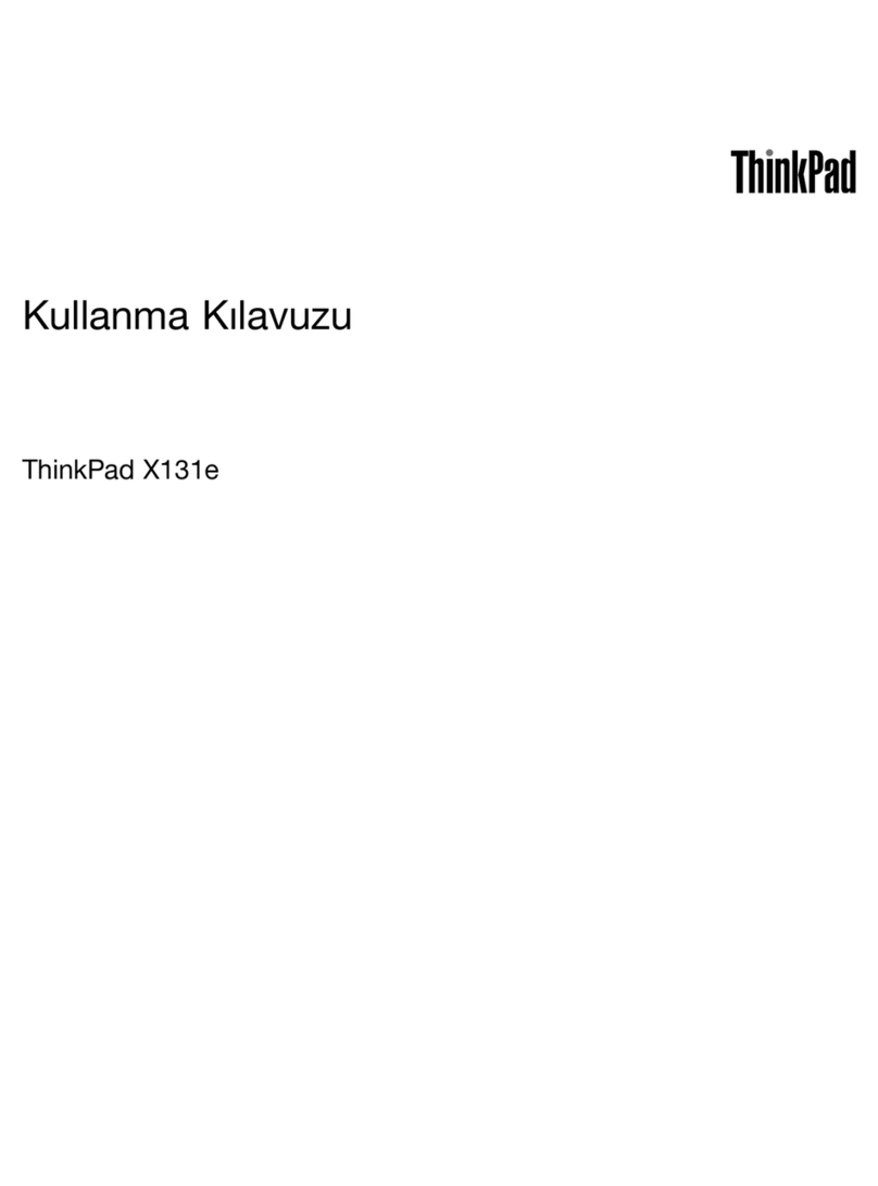 Lenovo ThinkPad X131e User manual