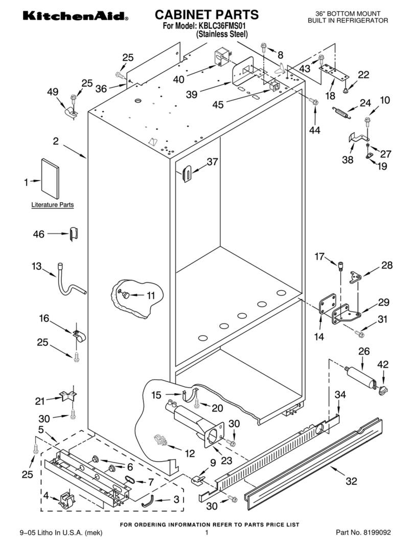 KitchenAid KBLC36FMS01 User manual