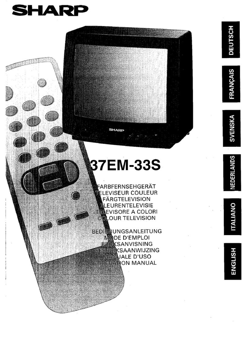Sharp 37EM-33S User manual