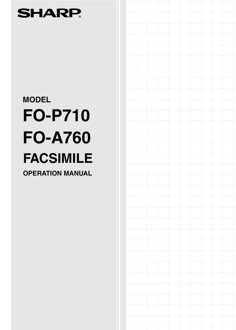 Sharp FO-A760 User manual
