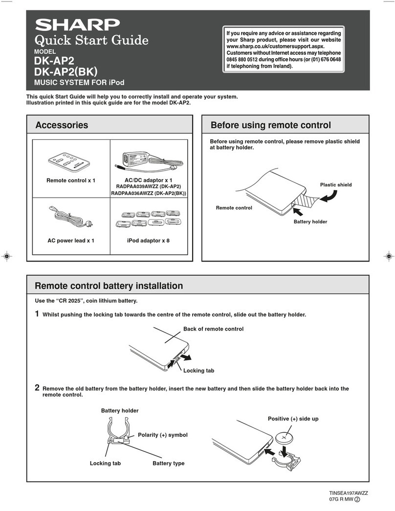 Sharp DK-AP2 User manual